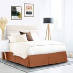 Nestl Rust Bed Skirt Queen Size - Q