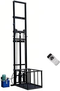 JIN YANG HU 1Ton/2200Lbs Load Home Elevator Lift Systems,36FT Freight Lift Elevator, Wall Mounted Factory Warehouse Home Space Dedicated Platform Lift