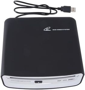 JINdanju Universal Portable Car External CD Player, Plugs Into Car USB Port, Laptop, TV for Android 4.0 and Above Navigation