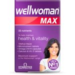 Wellwoman Max, Beauty Supplements, Maximum Support Formula for women wanting to boost energy, immune system and bone health, 84-Multivitamin Tablets By Vitabiotics