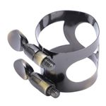 Clarinet Ligature with Adjustable Screws, Vintage Clarinet Mouthpiece B Flat Ligature for Bb Clarinet Mouthpiece Woodwinds Instrument Clarinet Mouthpiece Ligature Bass Clarinet Mouthpiece(#1)