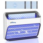 ZeroBug 2025 Upgraded Electric Fly Zapper & Trap, 5X Catcher Rate Fly Killer, USB-C Powered Indoor Bug Zapper with Long-Life UV LED, Mosquito Killer for UK Home, Kitchen, Office, 1 Device & 3 Traps