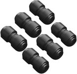 6-Pack Black Anodized Titanium Thumb Studs for Benchmade Bugout 535/535S/535GRY-1 Knives