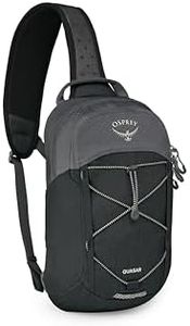 Osprey Quasar Shoulder Sling Bag - Everyday Crossbody Backpack with Laptop Sleeve, Bottle Pocket, & Phone Pocket, Phantom Grey Heather