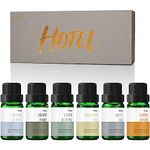 Fragrance Oil, MitFlor Hotel Collection Diffuser Oil for Home, Soap & Candle Making Scents, Aromatherapy Essential Oils Gift Set 6x10ml, Lemon & Thyme, Citrus Amber, White Tea and More