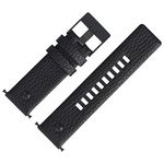 Diesel watch strap 24 mm leather black - DZ-7291