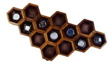 Royal Wood Watch Box Organize – 13 Slot Watch Case for Men | Luxury Watch Case| Wood Watch Box Unisex | Vintage Rosewood Honeycomb Watch Box Case Organizer | Christmas Gift