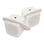 Magnadyne LS3CMW 3 INCH Ceiling Mount Satellite Speakers for RV's/Mobile-Homes Sold as a Pair (Creme Color)