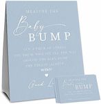 Navy Blue Baby Shower Measure The B