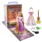 Disney Store Official Princess Story Doll (Rapunzel from Tangled) 11 Inches, Includes Coloring Book and Additional Dress, Princess Doll in Classic Outfit, Princess Toys for Girls