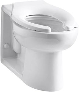 Kohler K-4396-0 Rear Spud Elongated Toilet Bowl White