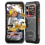 Blackview Xplore X1 Rugged Smartphone 5G, 108MP+50MP+20MP Night Vision Android 15 Rugged Phone Unlocked, 10000mAh 55W, 6.78" 2.4K 2.01" Dual-Screen, 36GB + 256GB, IP69K/NFC/Glove Mode Waterproof Phone