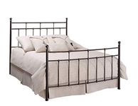 Hillsdale Furniture Providence Bed Set with Rails, Queen, Antique Bronze