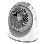 Vornadobaby Breesi Nursery Air Circulator Fan for Baby and Kids Room with Child Lock, Hidden Cord Storage, Finger-Friendly Design, White