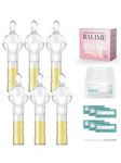 BALIME Colostrum Collector , Large Opening Leakproof Colostrum Syringe with Cleaning Brush , BPA-Free, Ready to Use, Reusable Milk Collector (White-6)