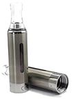 (2-Pack) EVOD Vape Tank Bundle By Vape Force Compatible with Kangertech EVOD Batteries/All 510 Batteries (Silver)