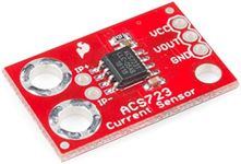 SparkFun Current Sensor Breakout - ACS723 - Moderate AC and DC Current Sensing Applications - Base Sensitivity of 400mV/A - Full Electrical Isolation of Measured and sensed Circuits