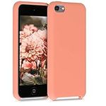 kwmobile TPU Silicone Case Compatible with Apple iPod Touch 6G / 7G (6th and 7th Generation) - Case Soft Flexible Protective Cover - Coral Matte