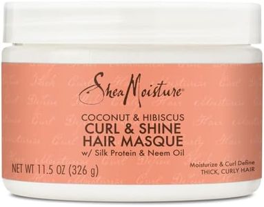 Shea Moisture Coconut and Hibiscus Curl and Shine Hair Masque by Shea Moisture for Unisex - 12 oz Masque, 340 grams