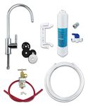 Finerfilters CLASSIC Undersink Drinking Water Filter Kit System Including Tap and Accessories (Chrome)