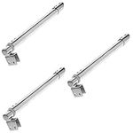 OSALADI 3pcs Glass Door Pull Rod Wi