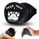 BEAR GRIP® Neoprene Gym Gloves for Men & Women – Hygienic Alternative to Weight Lifting Gloves, Open-Hand Grips for Weight Lifting, CrossFit, Barbell & Dumbbell Workouts(Leather)