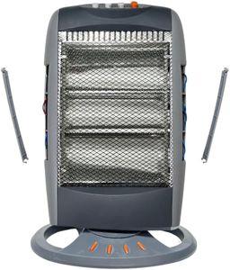 Trendi 1200W Halogen Heater – Portable Electric Room Heater