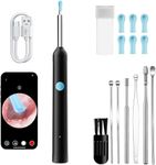 KRISHNIX Ear Wax Removal, Ear Cleaner with Camera, Ear Wax Removal Kit with 1080P, Ear Camera Otoscope with Light, Ear Cleaning Kit for Android & ios