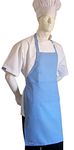 CHEFSKIN Original Lite Chef Adult Apron+hat in Baby Blue Color