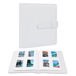 256 Pockets Photo Album for Fujifilm Instax Mini EVO Camera, Fits Polaroid Snap, Z2300,PIC-300,SocialMatic Instant Cameras & Zip Instant Printer (White)