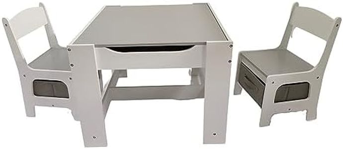 Ekkio Toddler Table Chairs, Toddler Table and Chair Set, Childrens Desk, Kids Activity Table, Toddler Desk and Chair Set, Kids Craft Table, Toddler Room Furniture