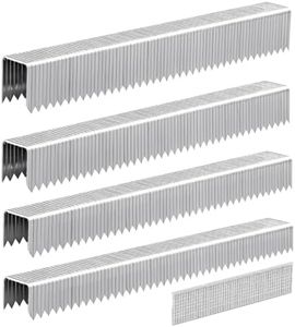 SITLDY Heavy Duty T50 Staples 5400-Count 5 Sizes Includes: 5/16",3/8",1/2",9/16" Staples+5/8" Brad Nails, 20 Gauge Galvanized Assorted Size Project Pack