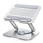 UGREEN iPad Stand Tablet Desk Holder 360° Rotating Foldable Adjustable Travel Portable Mount Compatible with iPad 10th 10.9/Pro 13 2024 12.9/Air 11/Mini 7,Galaxy Tab S10 S9 A9 A8,Surface Go,iPhone 16