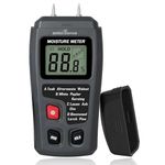 amiciSense Wood Moisture Meter Digital Humidity Tester for Wood, Cement Motor, Wall, Firewood, Paper, etc