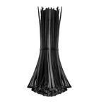 Hian 100Pcs-Pack 6-Inch (150mm) Heavy Duty Black Nylon Cable Zip Ties - Multi-purpose, Self-Locking, High Tensile Strength