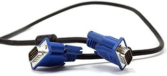 ikis-VGA Cable-15 Pin SVGA Male to Male Connector Cable- High Resolution Cable- Ideal for PC Monitor TV Projector Cable Lead- Compatible with Any Display with 15pin VGA Port 3M,Multi-colored