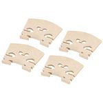 MECCANIXITY 3/4 Violin Bridge Maple Wood Violin Parts for 3/4 Violin, Pack of 4