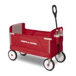 Radio Flyer 3950Z Folding Wagon Ride On, Red