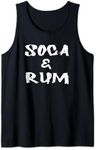 Soca & Rum Trinidad and Tobago Island Caribbean Music Tank Top