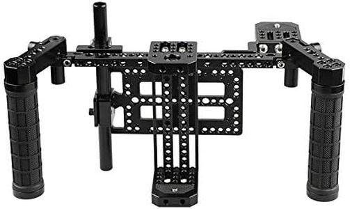 CAMVATE Director's Monitor Cage with Wireless Receivers and Multi-function Plate