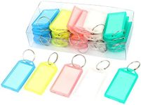 Sourcingmap 25pcs Key Tags, Plastic