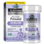 Garden of Life Prenatal Probiotic for Women - Dr. Formulated Once Daily Prenatal for Immune and Digestive Support, Shelf Stable, 30 Capsules