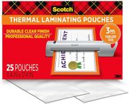 Scotch Thermal Laminating Pouches, Legal Size 11 x 17 Inches, 25 Pack Laminating Sheets, 3 Mil, Education Supplies & Craft Supplies, For Use With Thermal Laminators