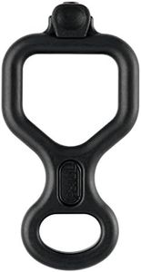 Petzl HUIT ANTIBRULURE Descender - Figure 8 Descender with Anti-Burn Grip for One or Two Rope Strands While Rappelling