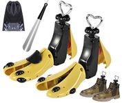 JJDPARTS Shoe Stretcher Women Men, Boot Stretcher for Women, Adjustable Unisex Boot Wide Feet (For Women size 9-14, Men's 8-13) (2, For Women size 9-14, Men's 8-13), Yellow, For Women size 9-14, Men's