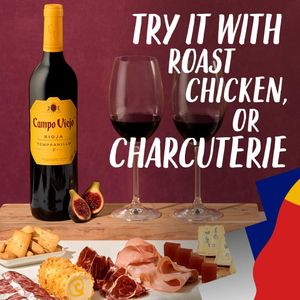 Campo Viejo Tempranillo Rioja Red Wine, 75cl Bottle