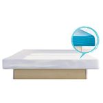 bellvita Waterbed including delivery with FREE selectable size, color and stabilization, maple, 200 cm x 220 cm