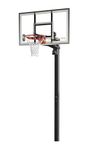 Spalding NBA 60" Tempered Glass U-Turn In-Ground Basketball Hoop