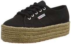 Superga Women’s 2790-cotropew Low-Top Black Size: 7 W / 5.5 M US