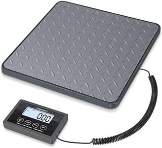 THINKSCALE Shipping Scale, 440 lbs/1 oz Highly Accurate Postal Scale with Hold/Tare/LCD Display, Lightweight Digital Postage Scale for Packages/Luggage/Post Office/Dog, Battery & AC Adapter Included